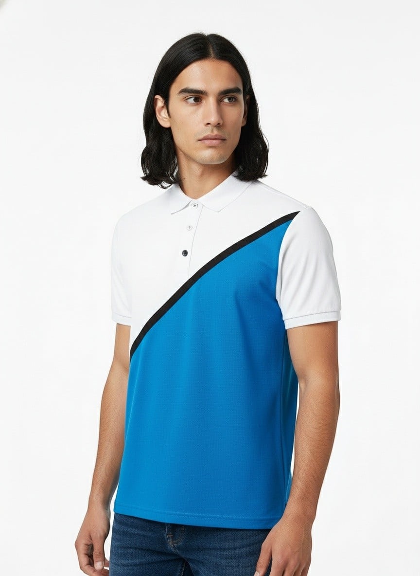 AI-generated fashion photo 3 4 angle garment focus angle