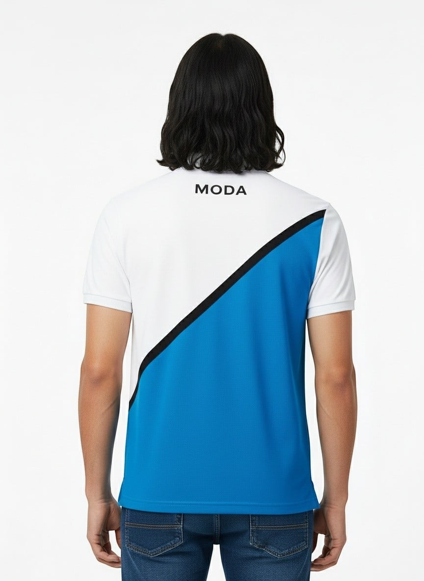 AI-generated fashion photo back garment focus angle