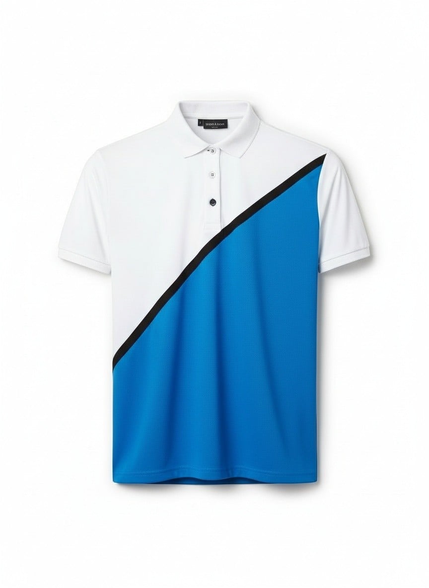 AI-generated fashion photo wall shot angle